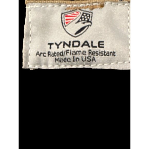Tyndale‎ FRMC Khaki Canvas FR Pants 15 CAL/CAT 2 Fire Resistant Mens 42 X30. - Picture 6 of 6